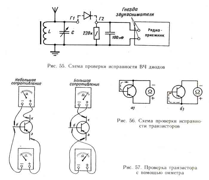 Проверка транзисторов без выпайки из схемы мультиметром