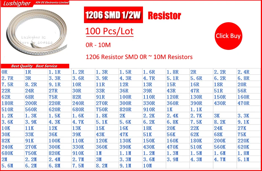 Резистор 1r00 сколько ом