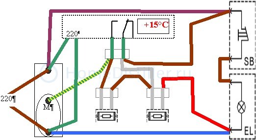 Схема подключения реле холодильника бирюса