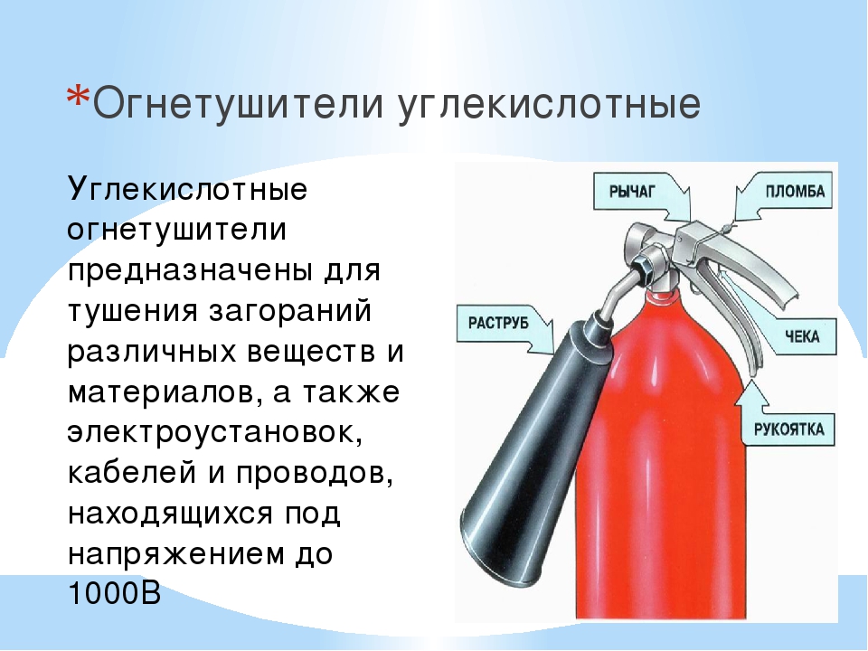 Каким огнетушителем можно тушить компьютер