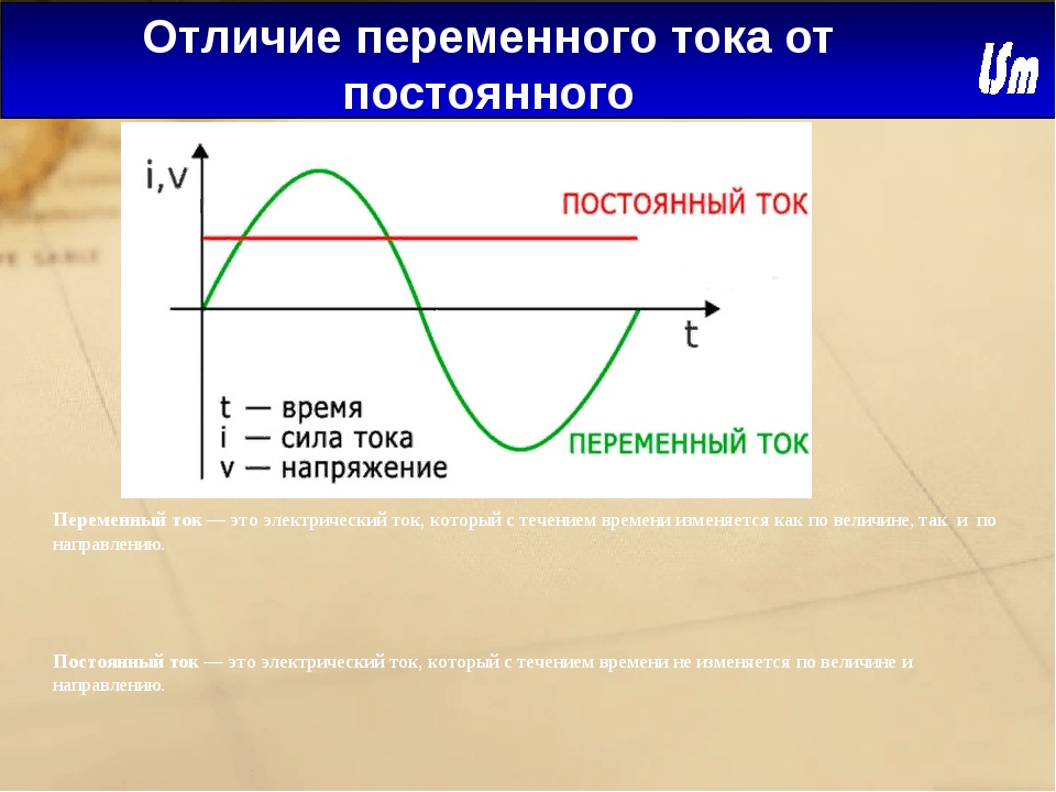 Какой ток в блоке питания постоянный или переменный ток