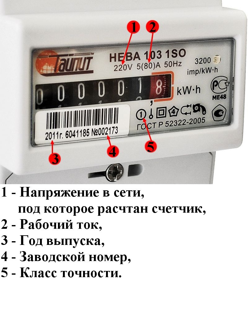 Как снять показания электросчетчика нового образца