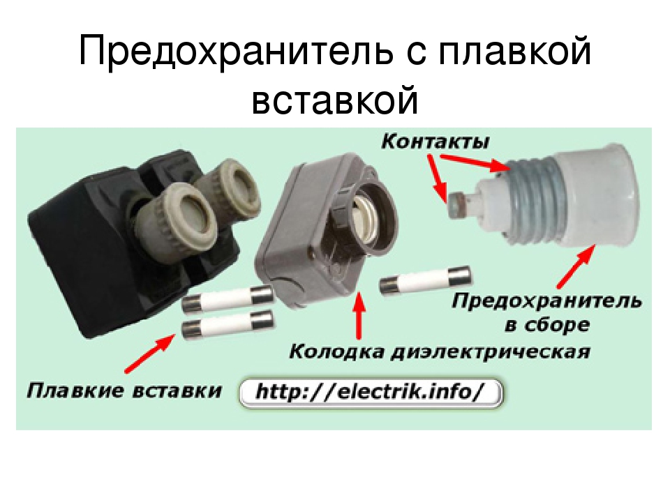 Для чего применяются предохранители