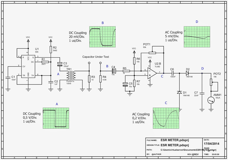 Схемы измерителей esr конденсаторов своими руками