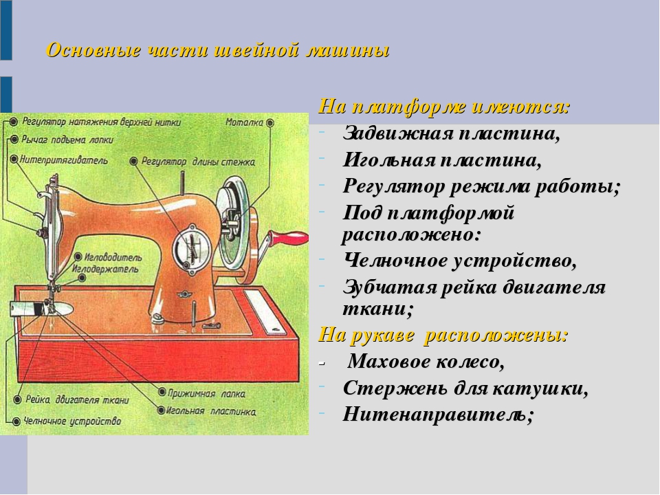 Швейная машина работает медленно