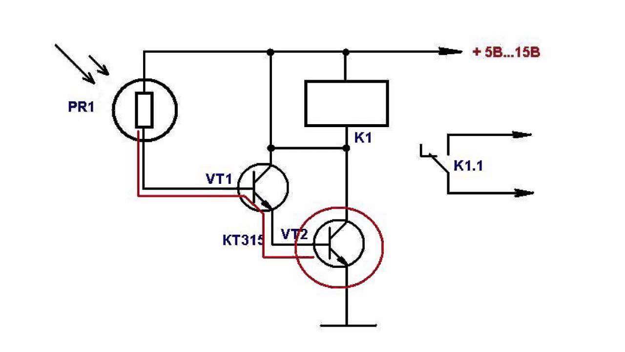 Фотореле схемы на транзисторах
