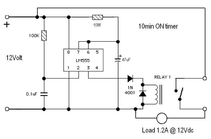 Циклическое реле времени своими руками схема