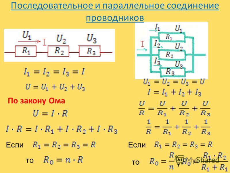 Презентация параллельное соединение проводников 8 класс презентация