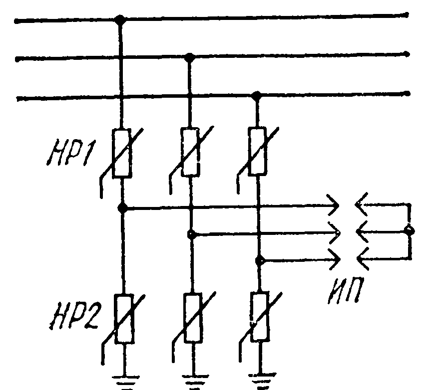 Ограничитель перенапряжения обозначение на схеме