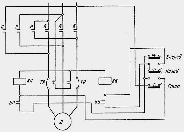 Сверлильный станок с реверсом схема подключения