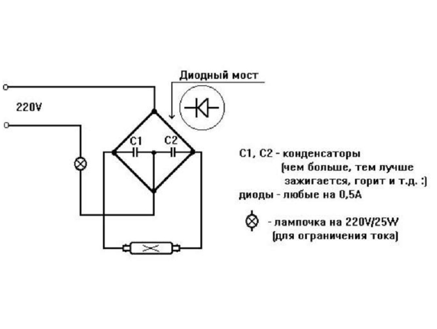 Схема 3х фазный диодный мост