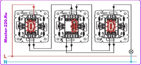 Legrand v004 схема подключения