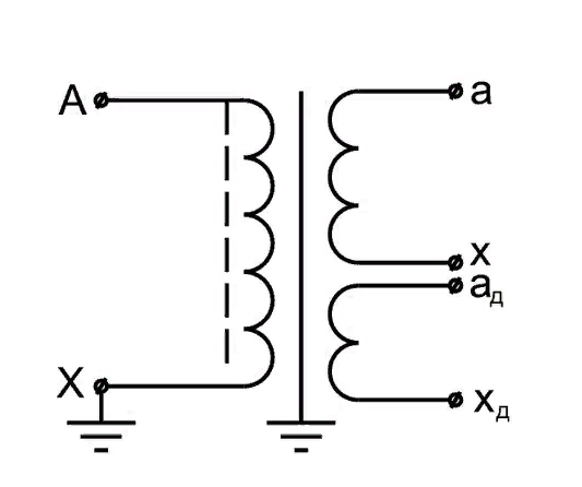 Схематическое обозначение трансформатора в эл схемах