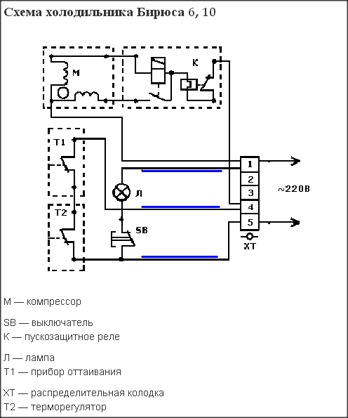 Принципиальная схема холодильника беко
