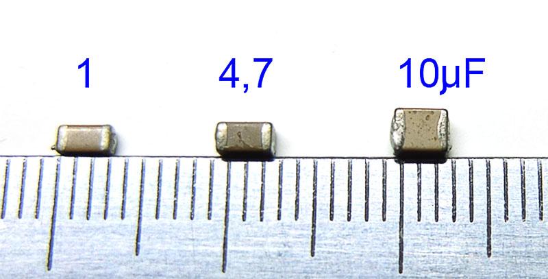 Обозначение танталовых smd конденсаторов
