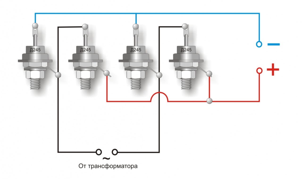 Диод схема подключения