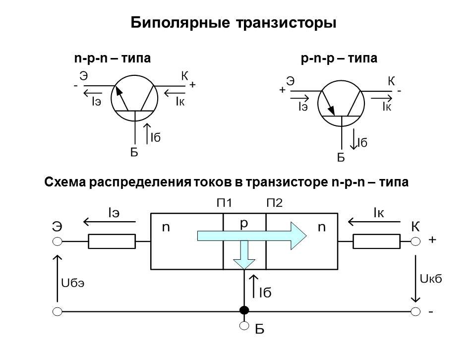 Транзистор рисунок схема