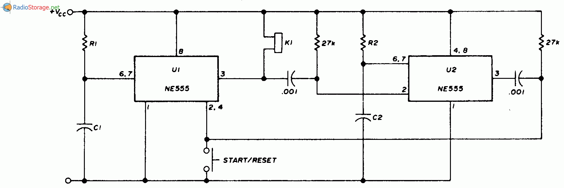 Ne555 принципиальная схема