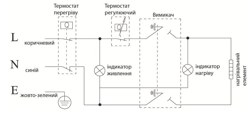 Thermex схема электрическая