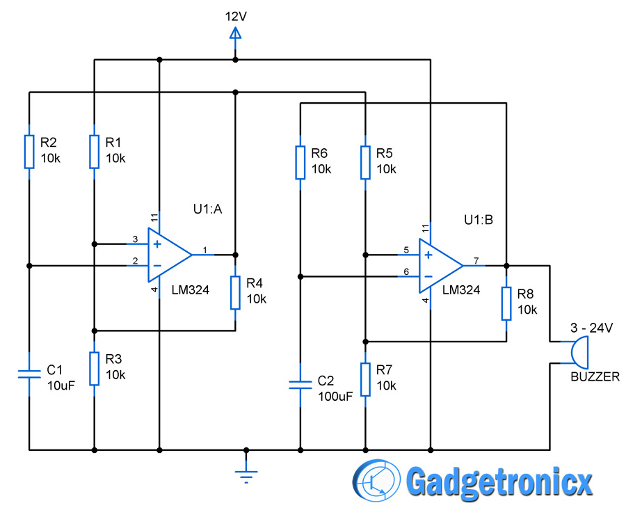 Lm324n схема датчика