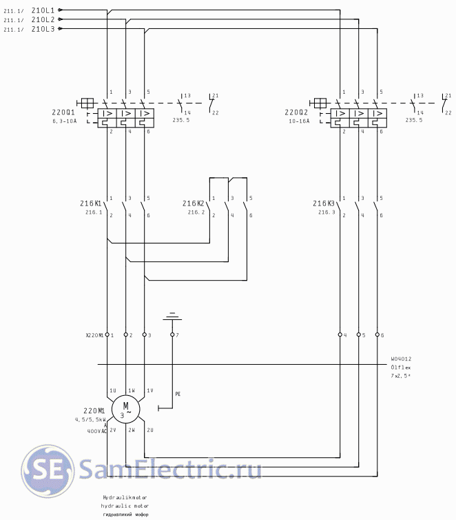 Схема подключения многоскоростные электродвигатели