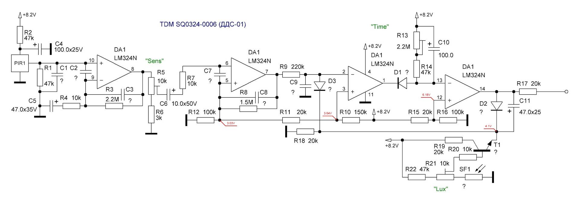 Sen1a lx2000 схема